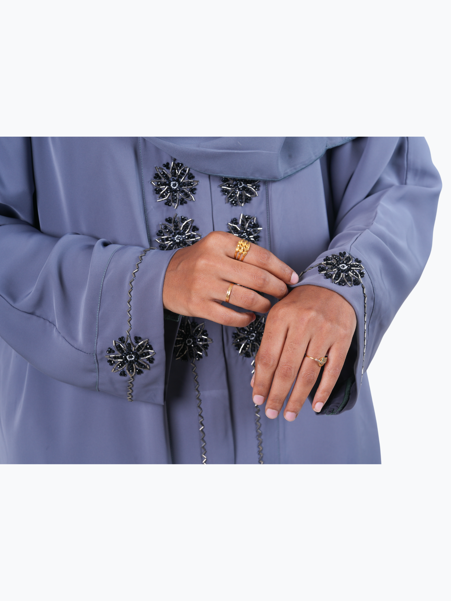 The Floral Bead Abaya